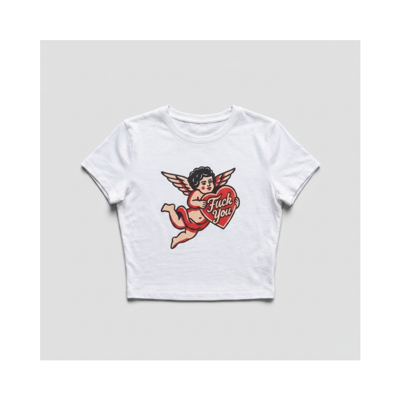 Baby tee - Angel - Daga Tattoo Apparel