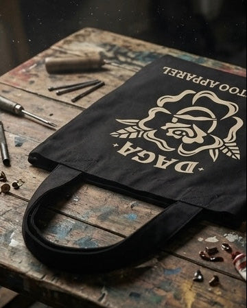 Totebag - Strong rose - Daga Tattoo Apparel