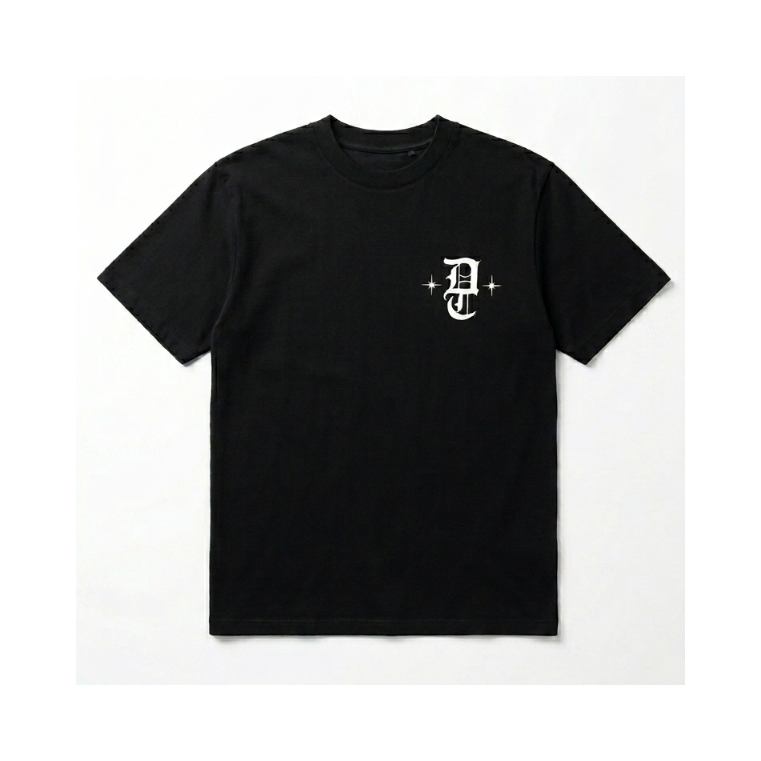 Camiseta Oversized - Good luck - Daga Tattoo Apparel