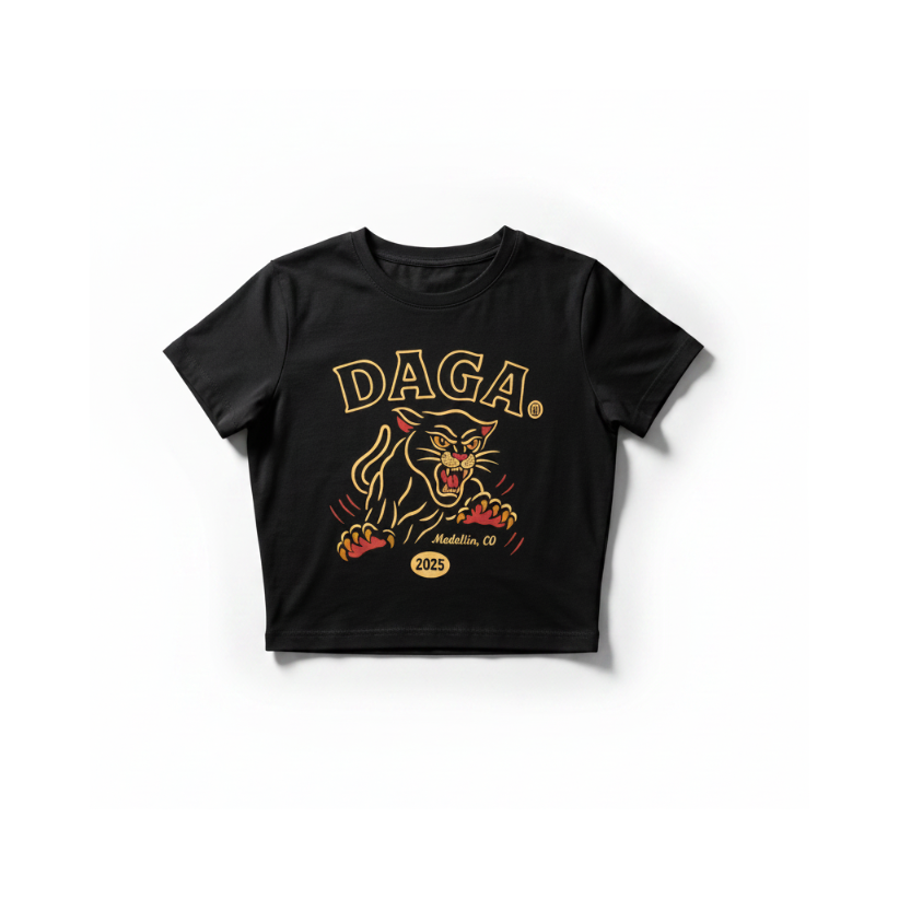 Baby tee - Panther - Daga Tattoo Apparel